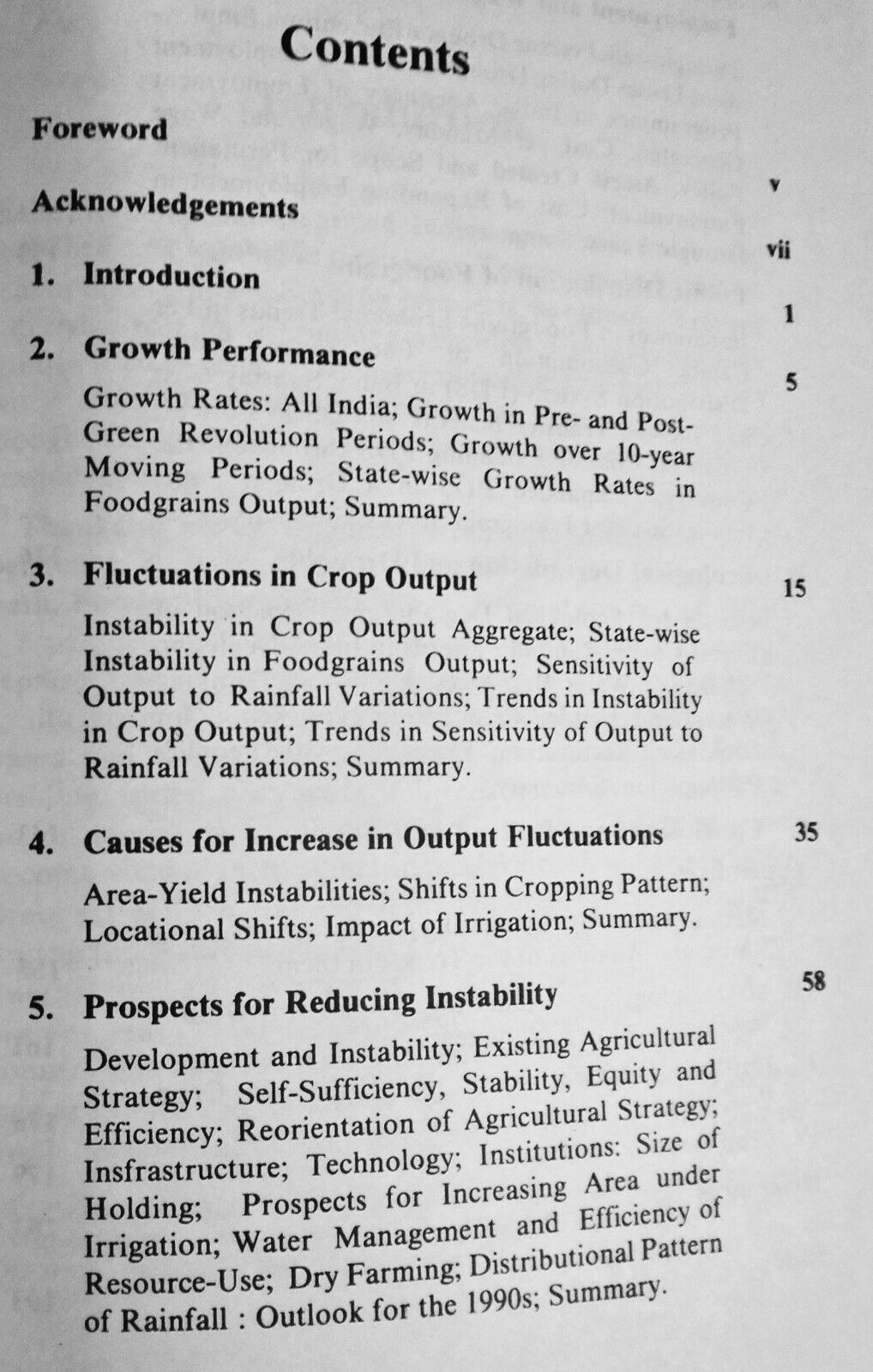 Unstable agriculture and droughts : implications ... SIGNED - C H Hanumantha Rao