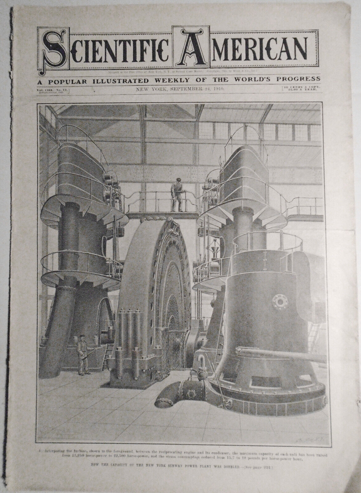 Scientific American - September 24, 1910 - Complete Original Issue.