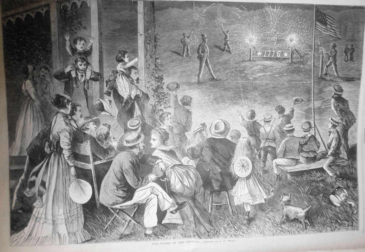 The Summit of Mount Washington by Winslow Homer in Harper's Weekly July 10, 1869