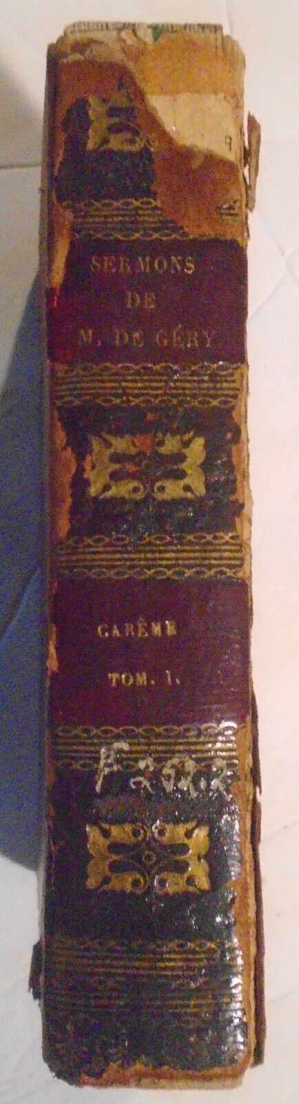 1788 Sermons pour l'Avent, le Carême, l'octave du St. Sacrement.. par M de Gery