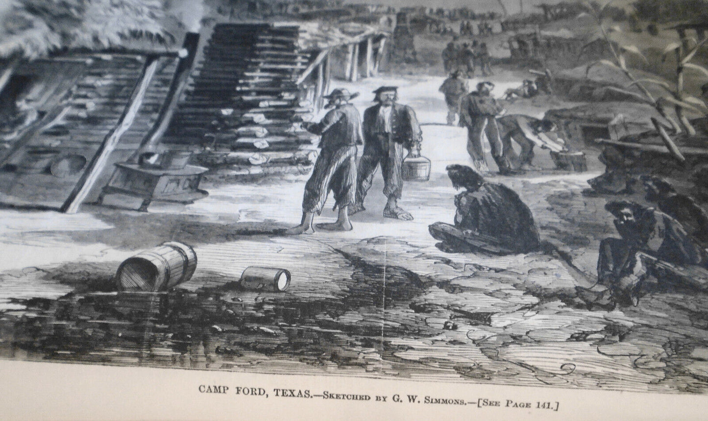 Sherman's march through South Carolina - Harper's Weekly 3/4/1865 Original issue