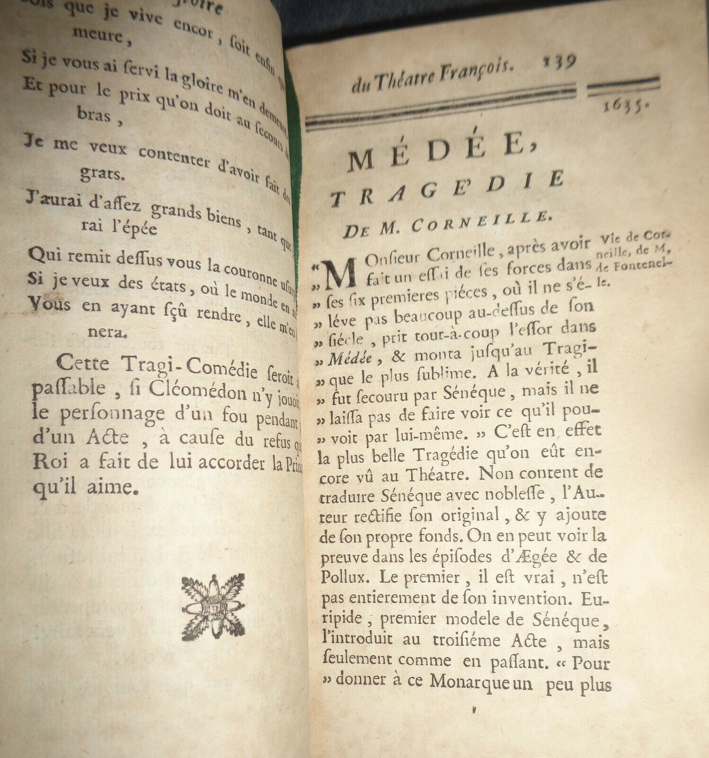 1745 Histoire Du Théâtre François Depuis Son Origine jusqu'à présent Tome Cinq