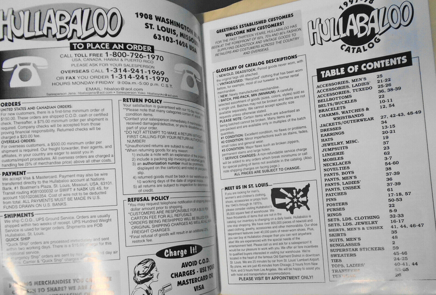 Hullabaloo '97 Fall / Winter Catalog - [1997 - 98]