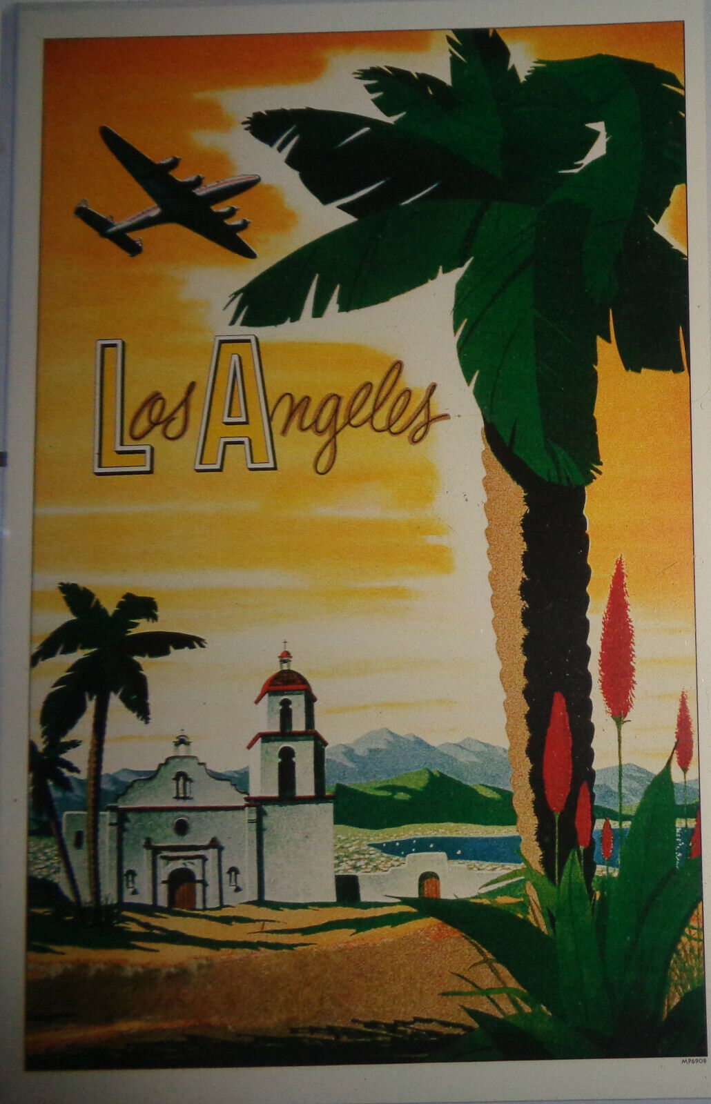 Los Angeles - Trans World Air Lines (TWA) - Window card Poster