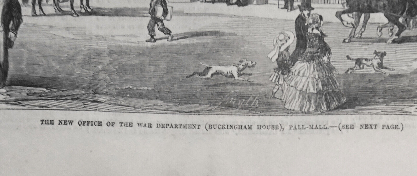 War in Sebastopol, etc - Illustrated London News October 20, 1855 original issue