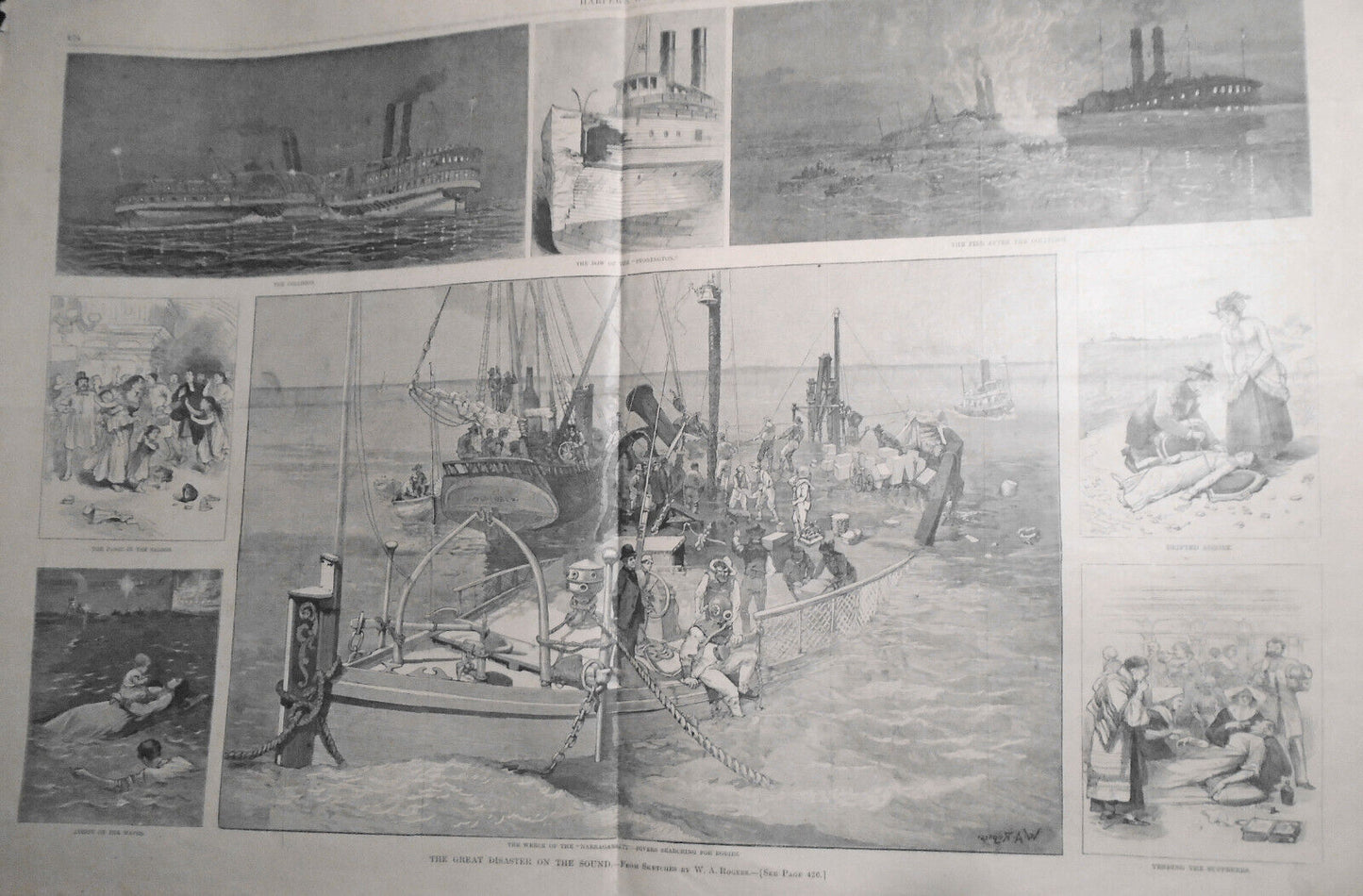 HARPER'S WEEKLY July 3, 1880 - Wreck of the Narraganett; Squidding; Veterans etc