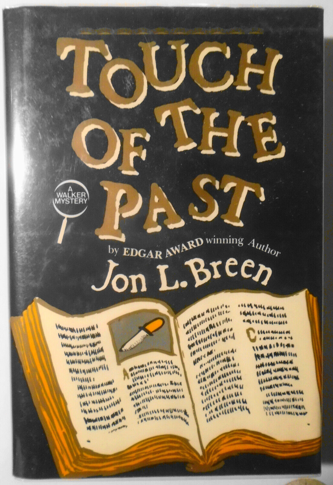 Touch of the Past, by Jon L. Breen - SIGNED First edition, 1988. HC/DJ Fine/Fine