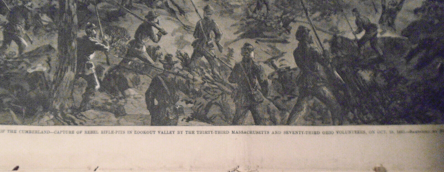 Harper's Weekly November 28, 1863 - Civil War / Army Of The Cumberland & Potomac