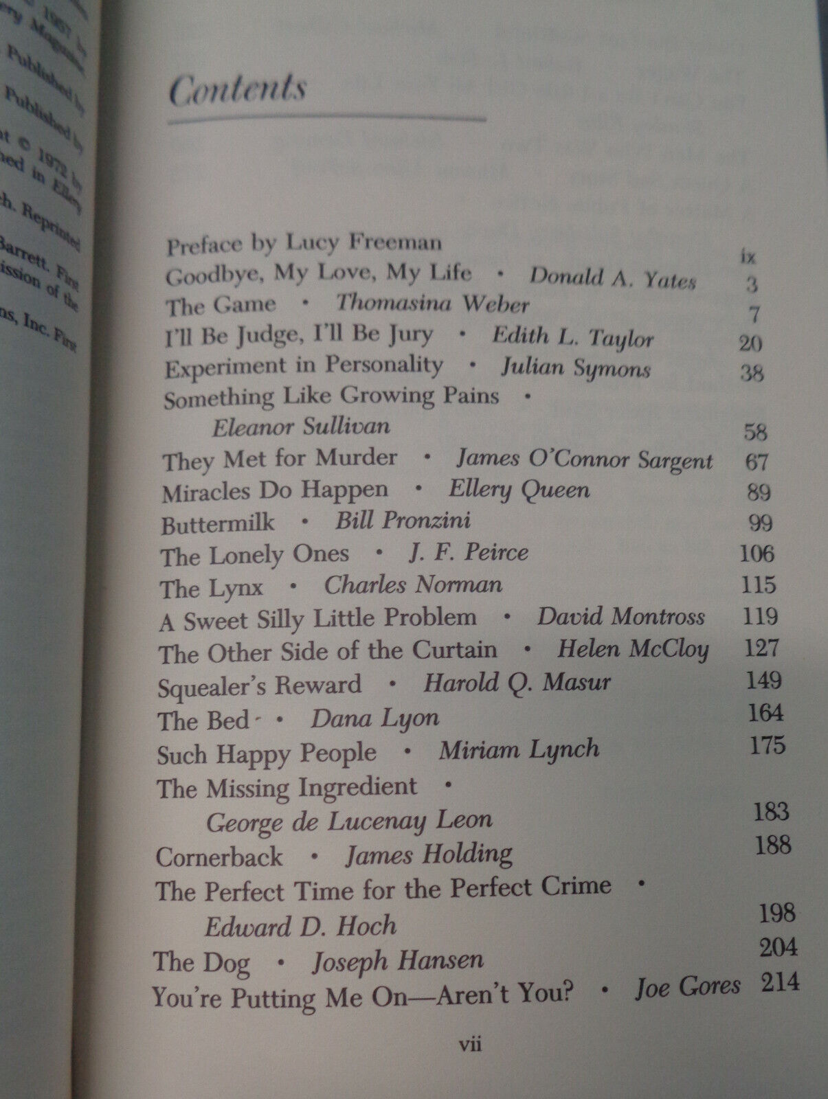 Lucy Freeman - KILLERS OF THE MIND - SIGNED by 7 authors. First Edition 1974