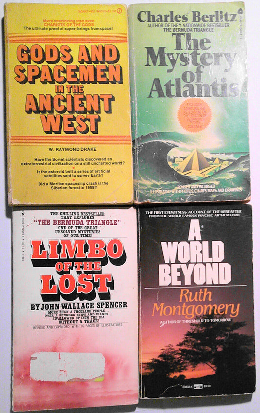 4 Occult / mysticism paperbacks lot