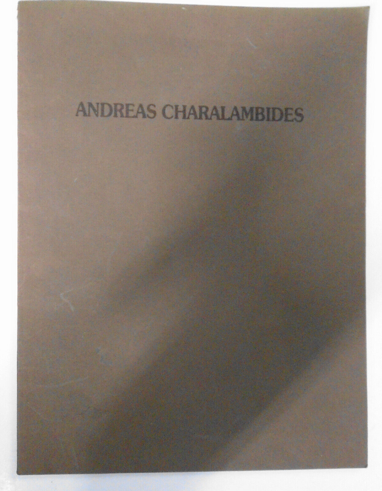 Andreas Charalambides : September - October 1993. Gallery K, London.