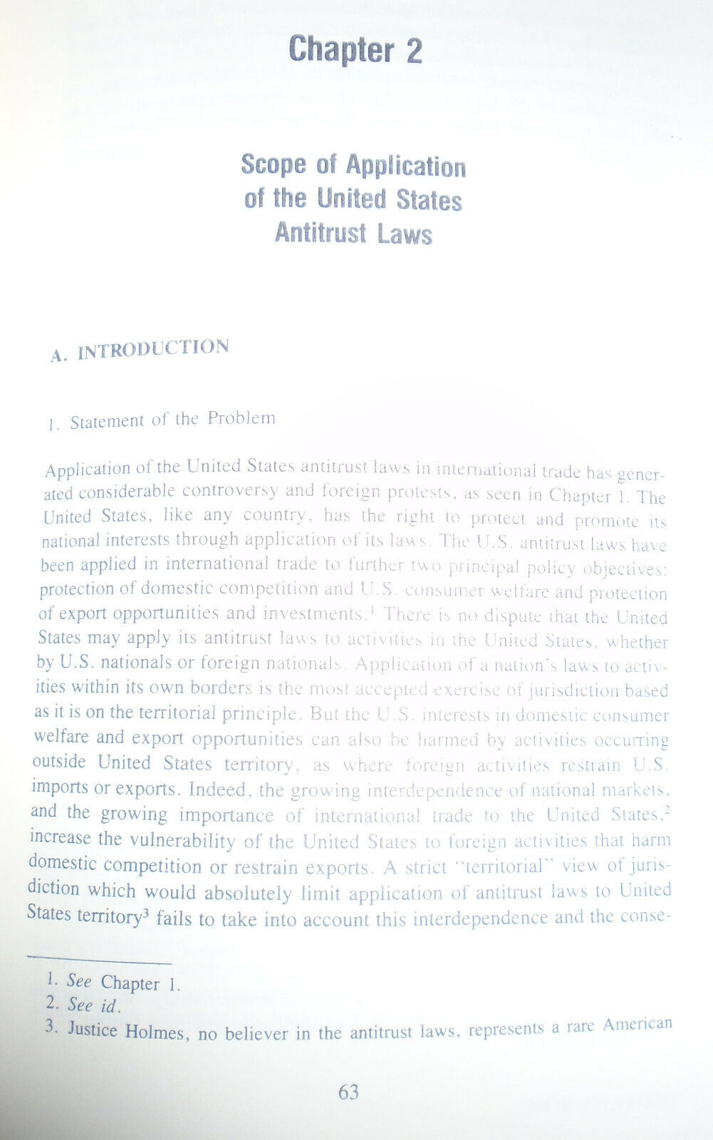 United States, Common Market & international antitrust: a comparative guide 1989