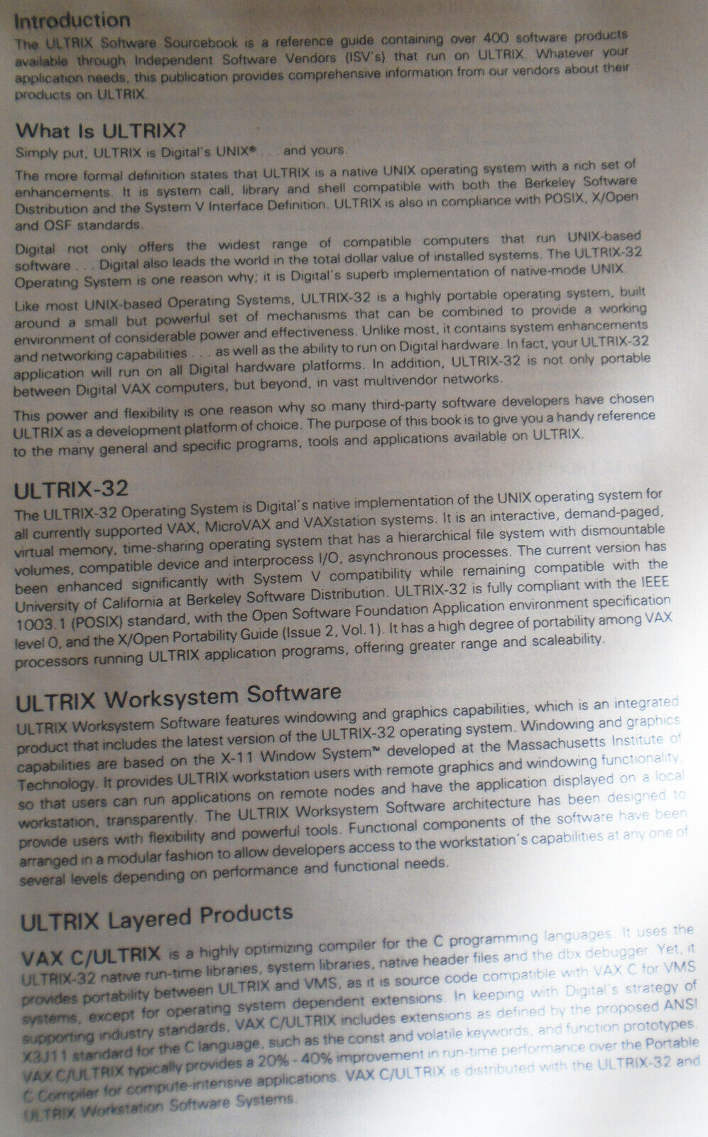 ULTRIX (UNIX) software source book. 4th edition [1988] - Digital Equipment Corp.