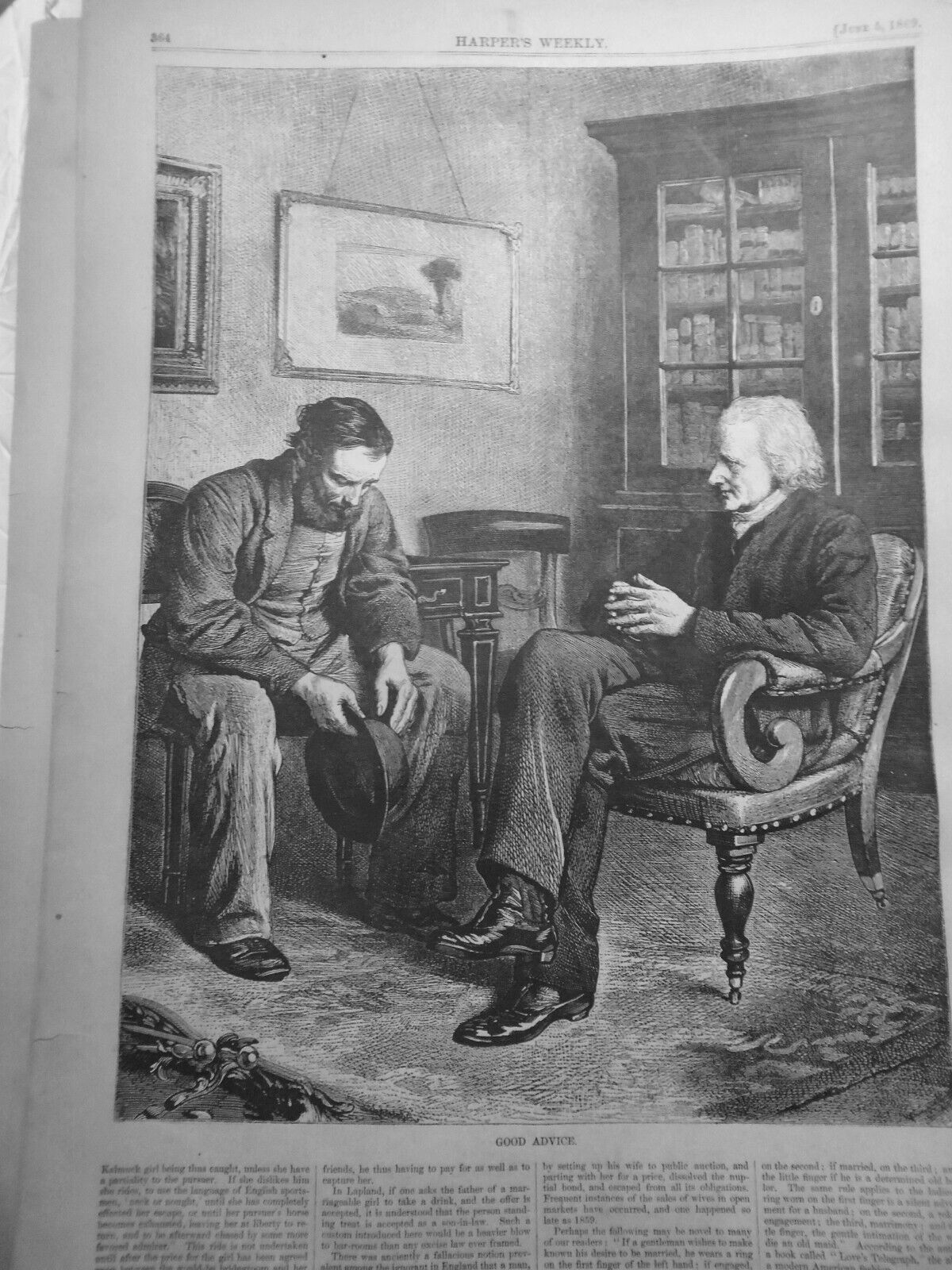 Harper's Weekly June 5, 1869: Pacific Railroad; Cuban Revolution Dayton Fire etc