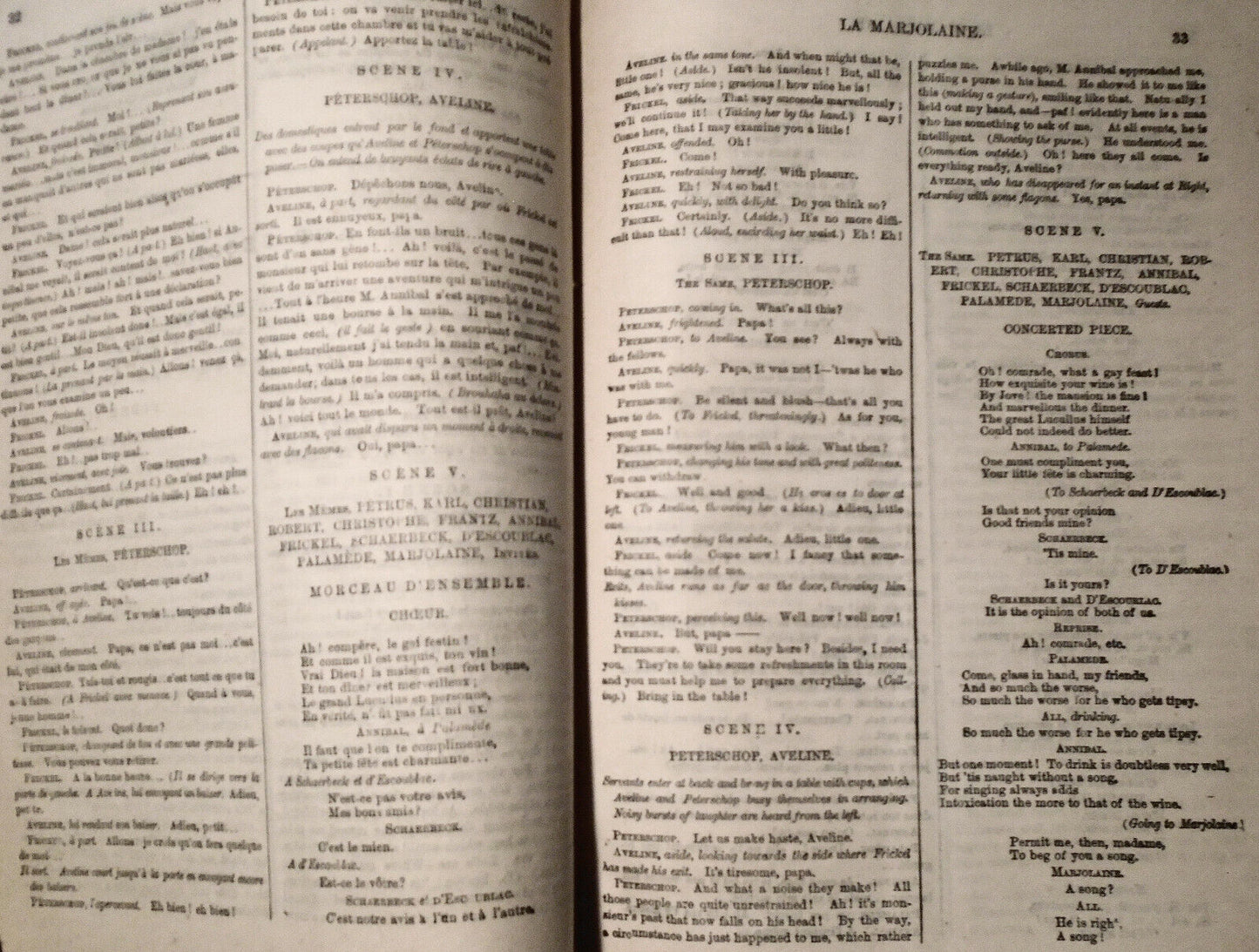 La Marjolaine = The sweet Marjoram : opera bouffe in three acts. 1877.