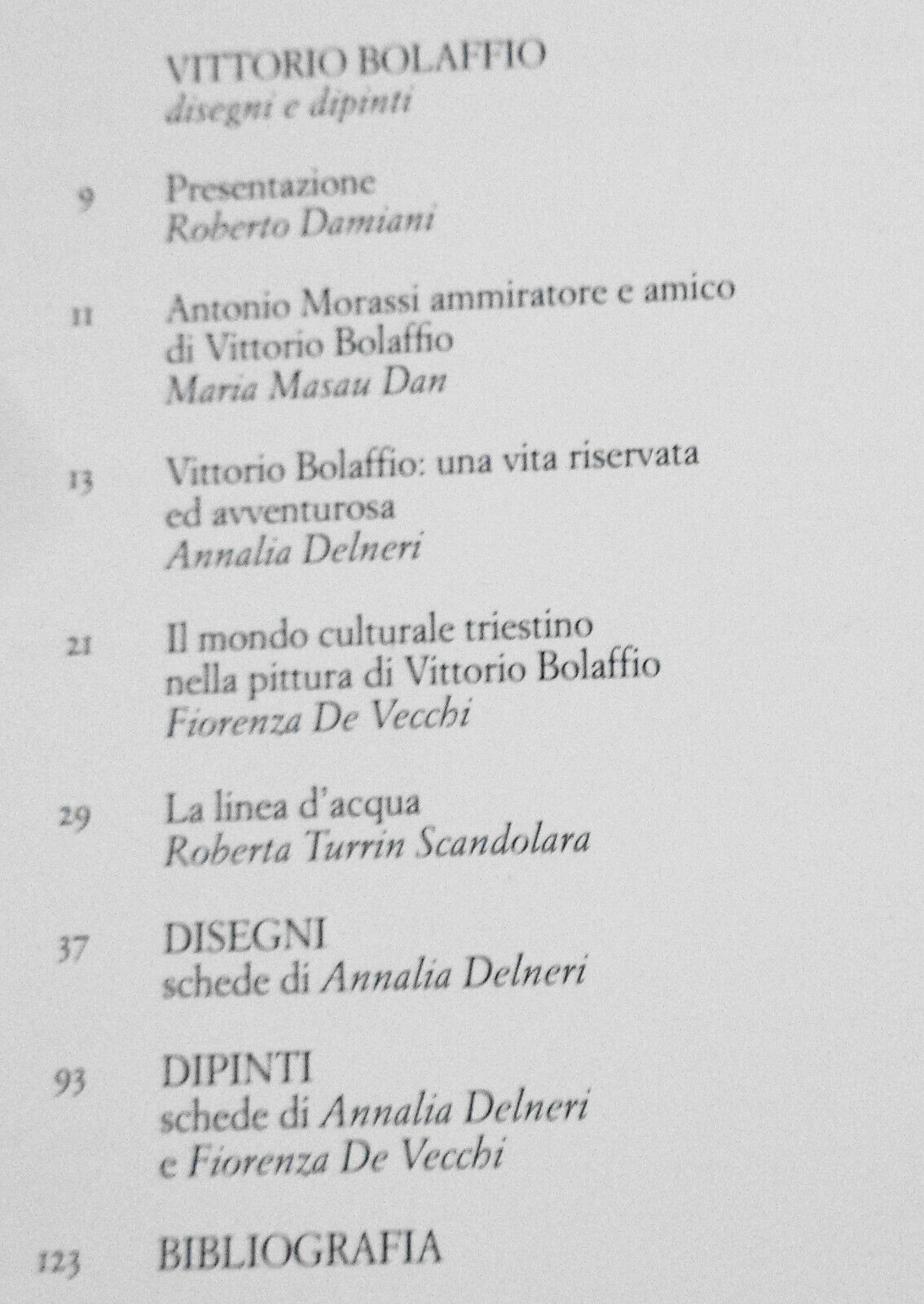 Vittorio Bolaffio : disegni e dipinti : Musei provinciali di Gorizia, 1999