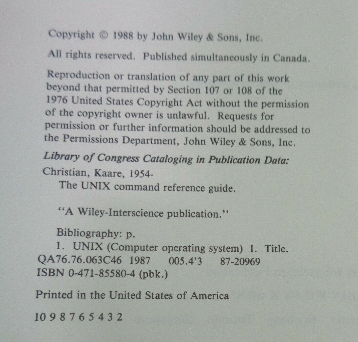 Kaare Christian - XENIX Command Reference Guide, and UNIX ... - 2 books. Fine.