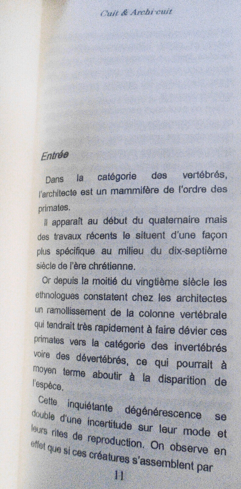 Cuit & archi-cuit, by Claude Parent. 1991. In french [architecture]. 1st edition