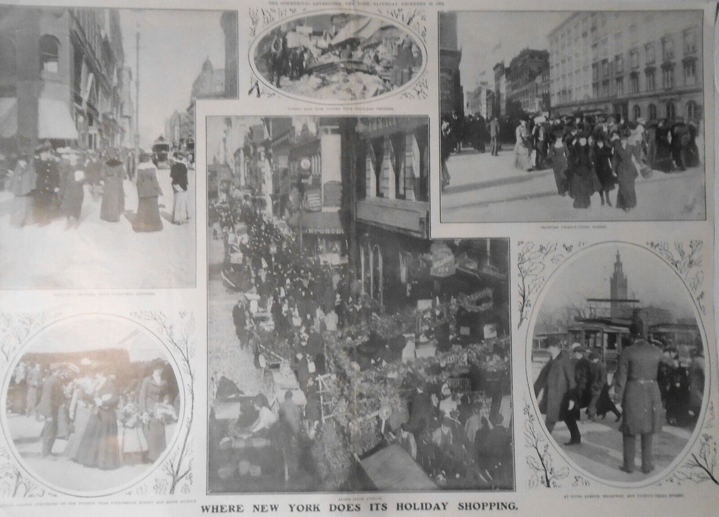1903 Where New York Does Its Holiday Shopping - The Commercial Advertiser Dec 19
