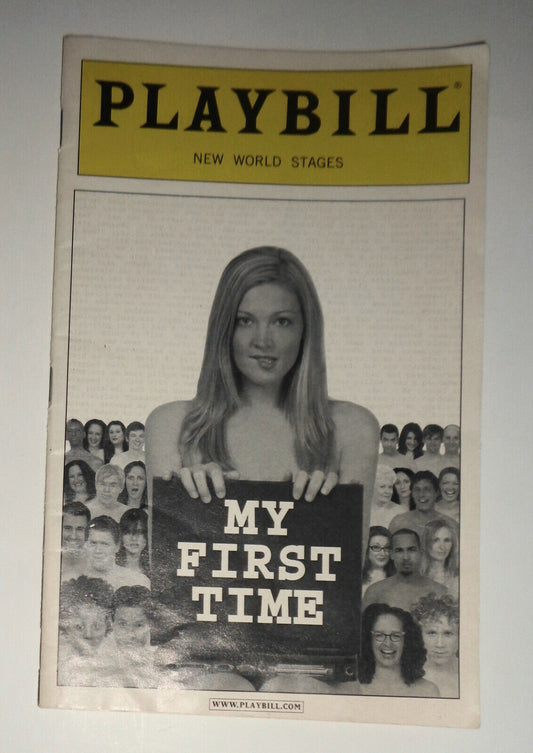 My First Time, by Ken Davenport - Playbill, July 2009 - New World Stages, NYC