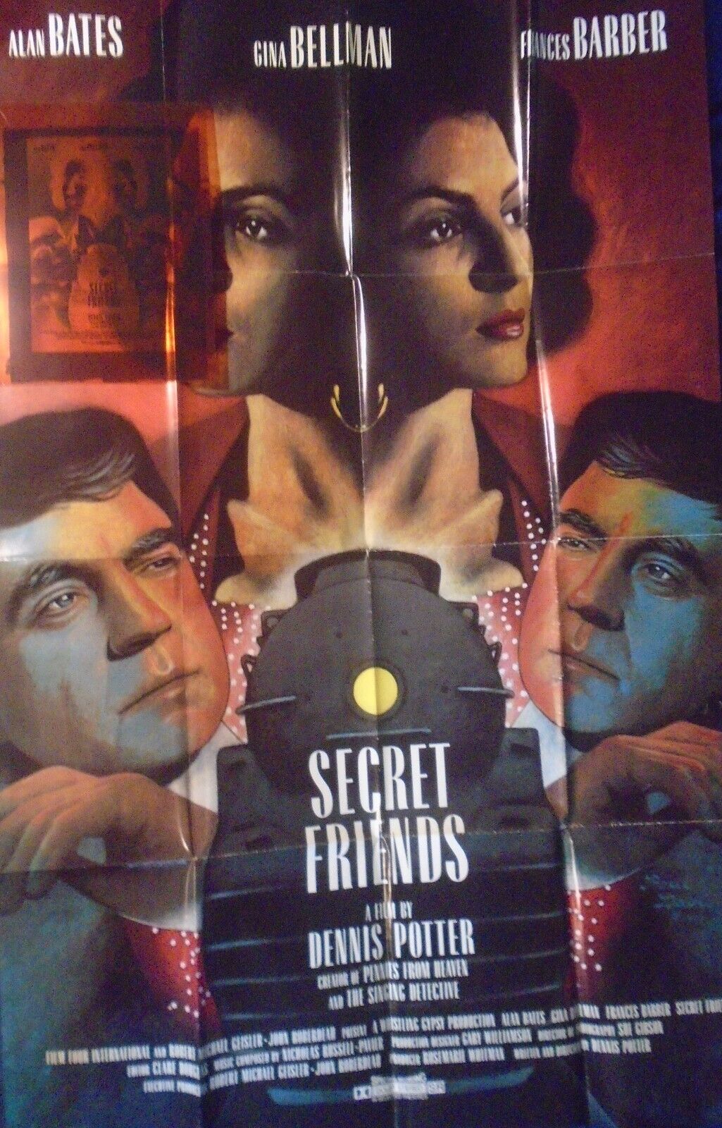 Secret Friends Poster + Negative. Dennis Potter. Alan Bates, Gina Bellman. 1991