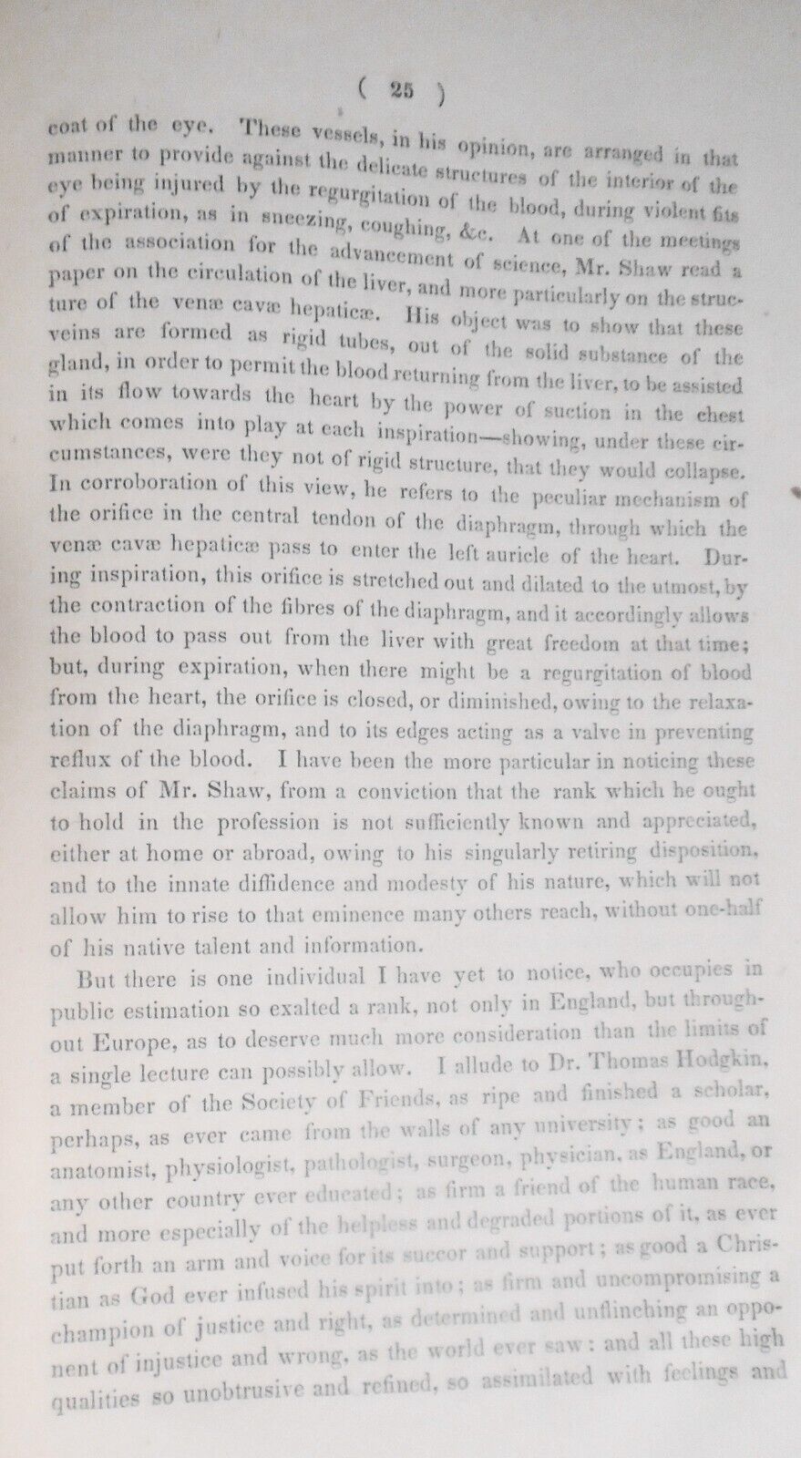 1847 [SIGNED] Lecture on surgery at University of Pennsylvania by William Gibson