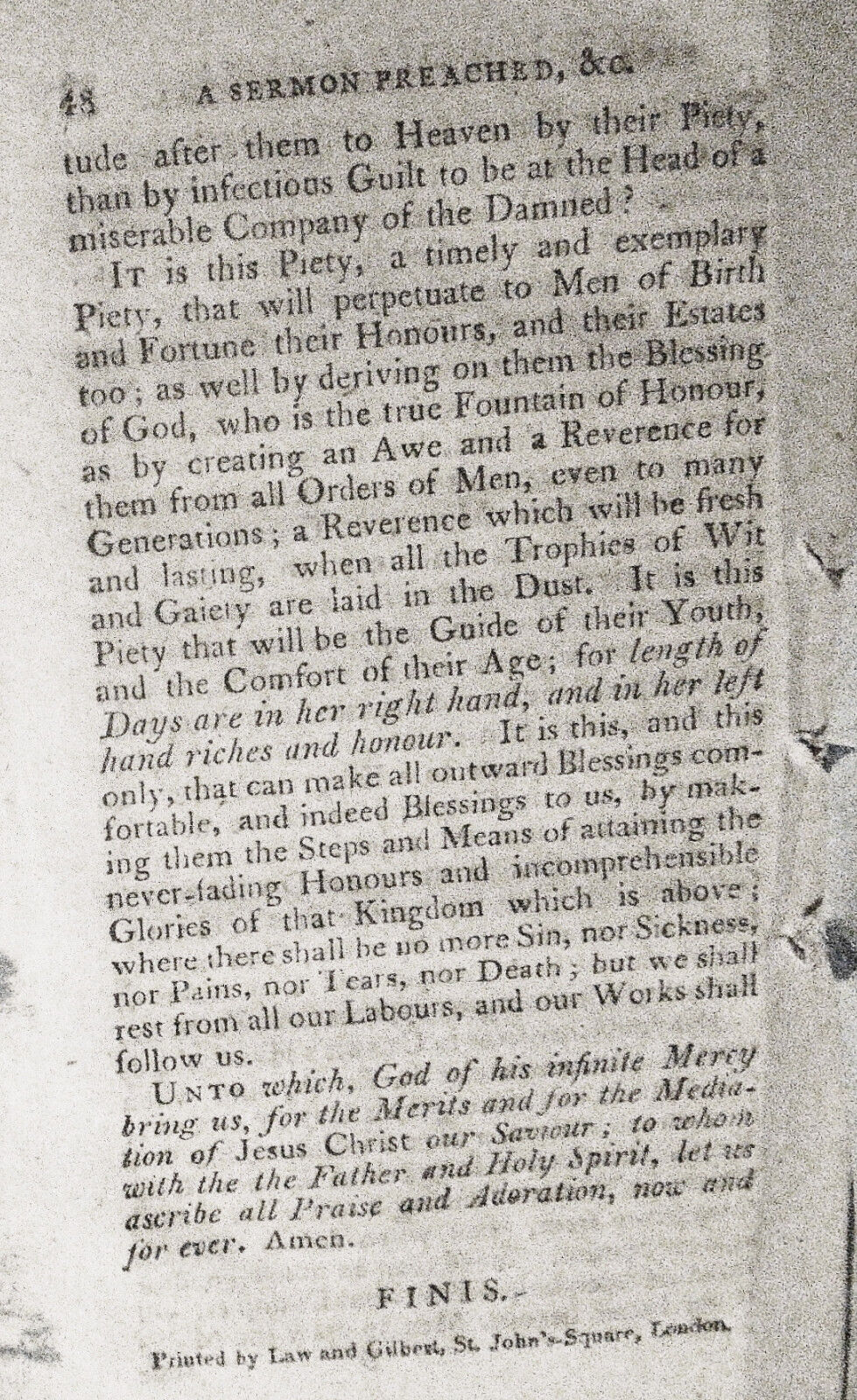 1814 Sermon Preached at Funeral of Right Honourable John Earl of Rochester..1680