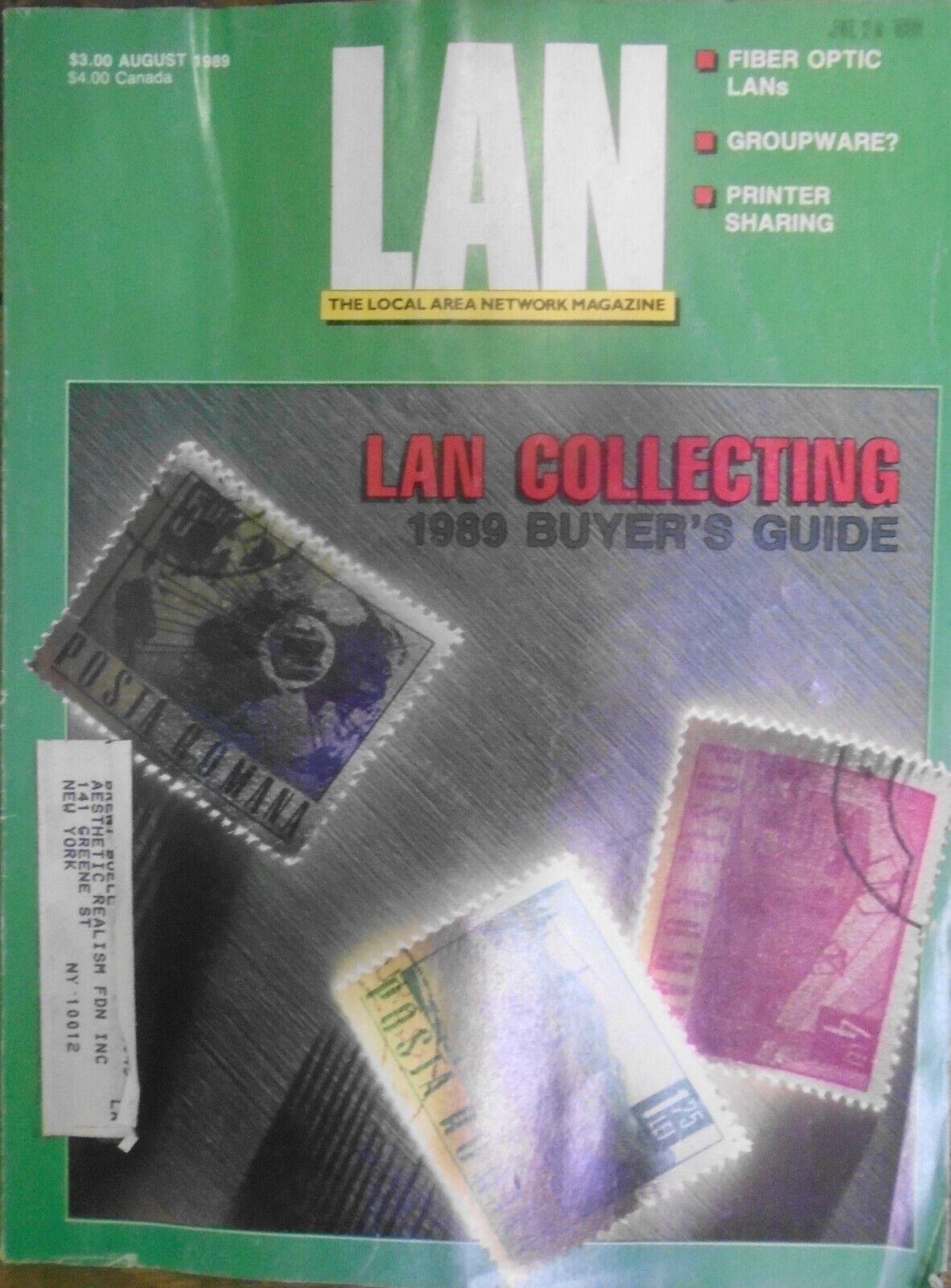LAN, The Local Area Network Magazine, August 1989 :  Annual Buyer's Guide issue