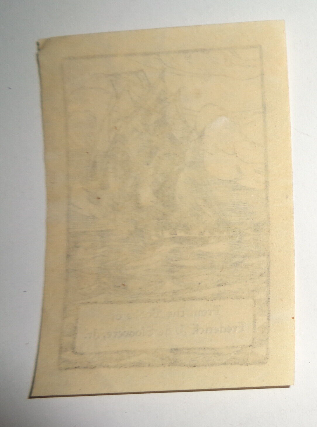 Frederick J. de Sloovere, Jr. Ex Libris Bookplate - 1936