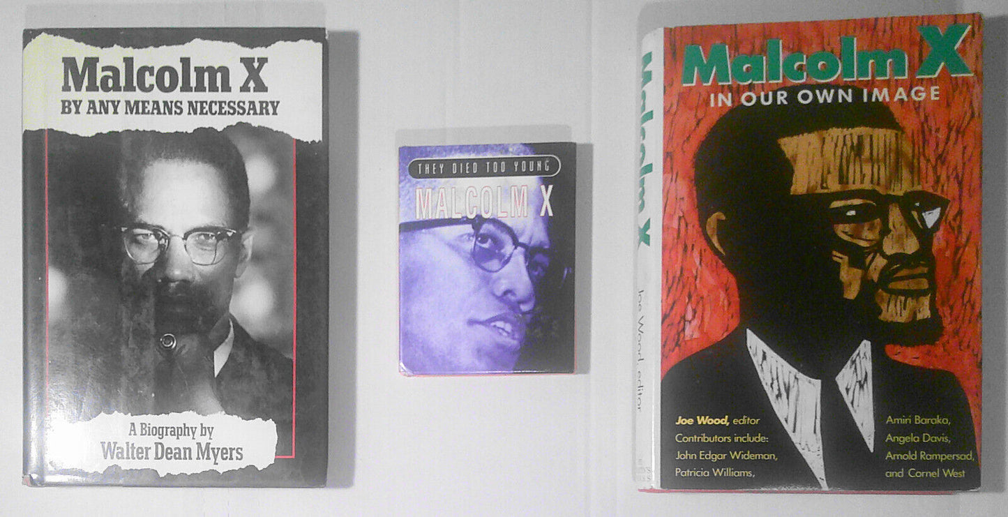 Malcolm X: 3 hardcovers lot; first editions. By Any Means Necessary, etc Fine/NF