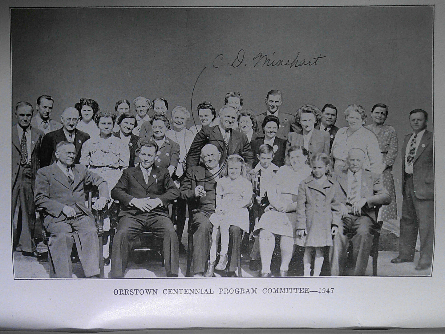 Orrstown centennial, 100th anniversary, 1847-1947 Souvenir program.