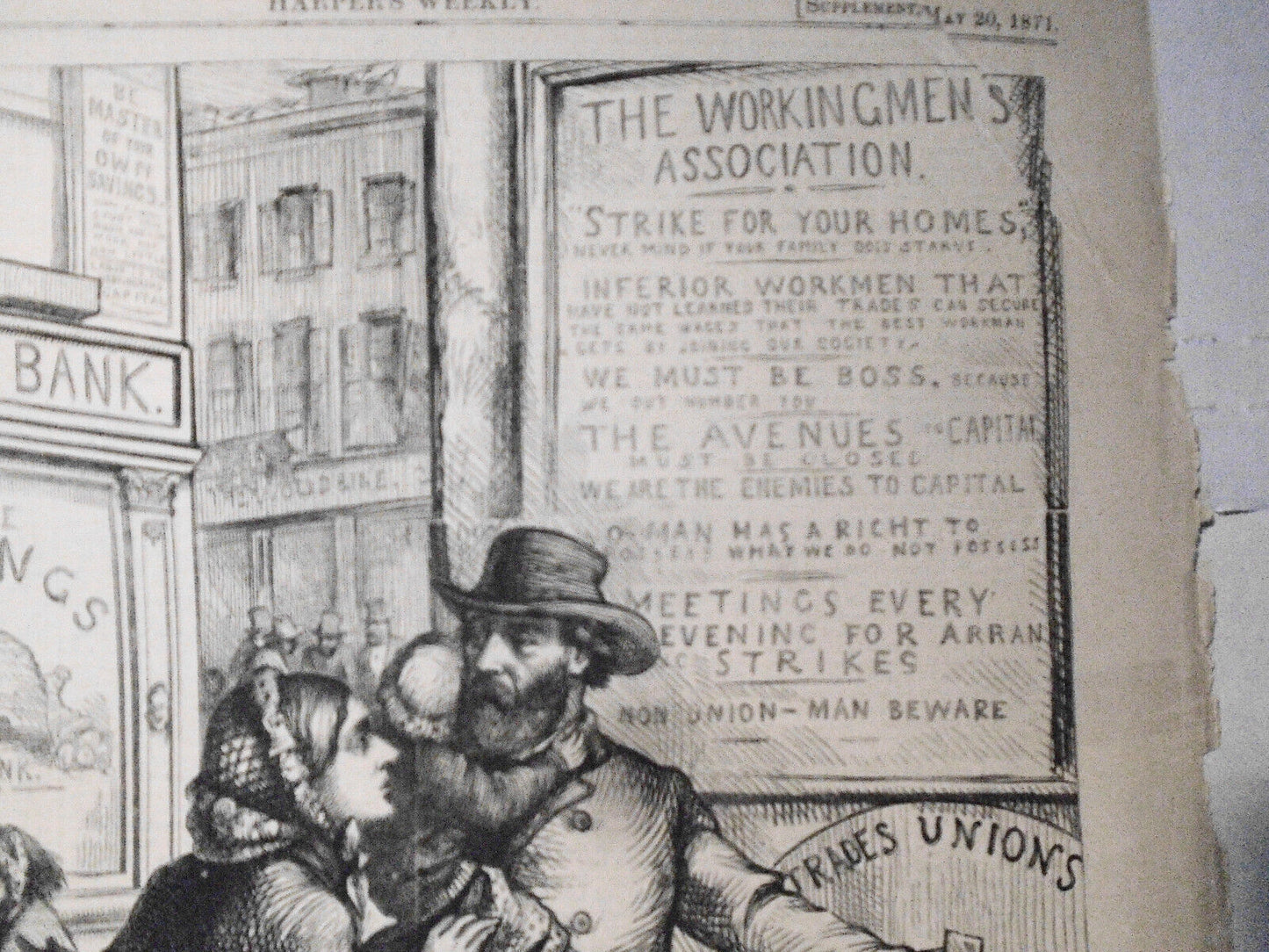 The Workingman's Mite, by Thomas Nast  -  Harper's Weekly, May 20, 1871