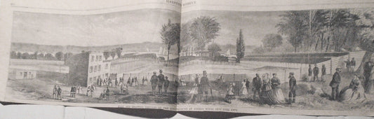 Hall and Shooting Grounds of the Schutzenbund at Jones's Wood New York City 1868