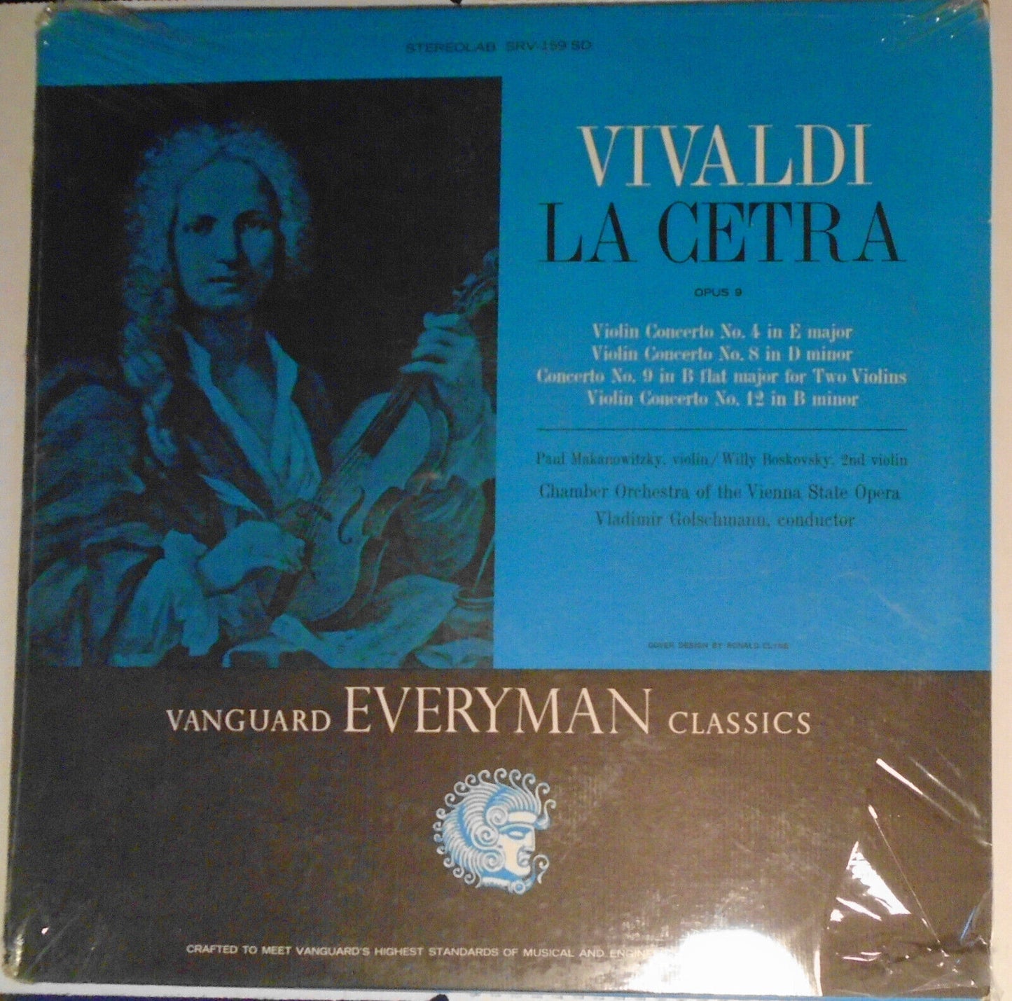 Vivaldi : La Cetra Opus 9 - LP - Chamber Orchestra Of Vienna State Opera; SEALED