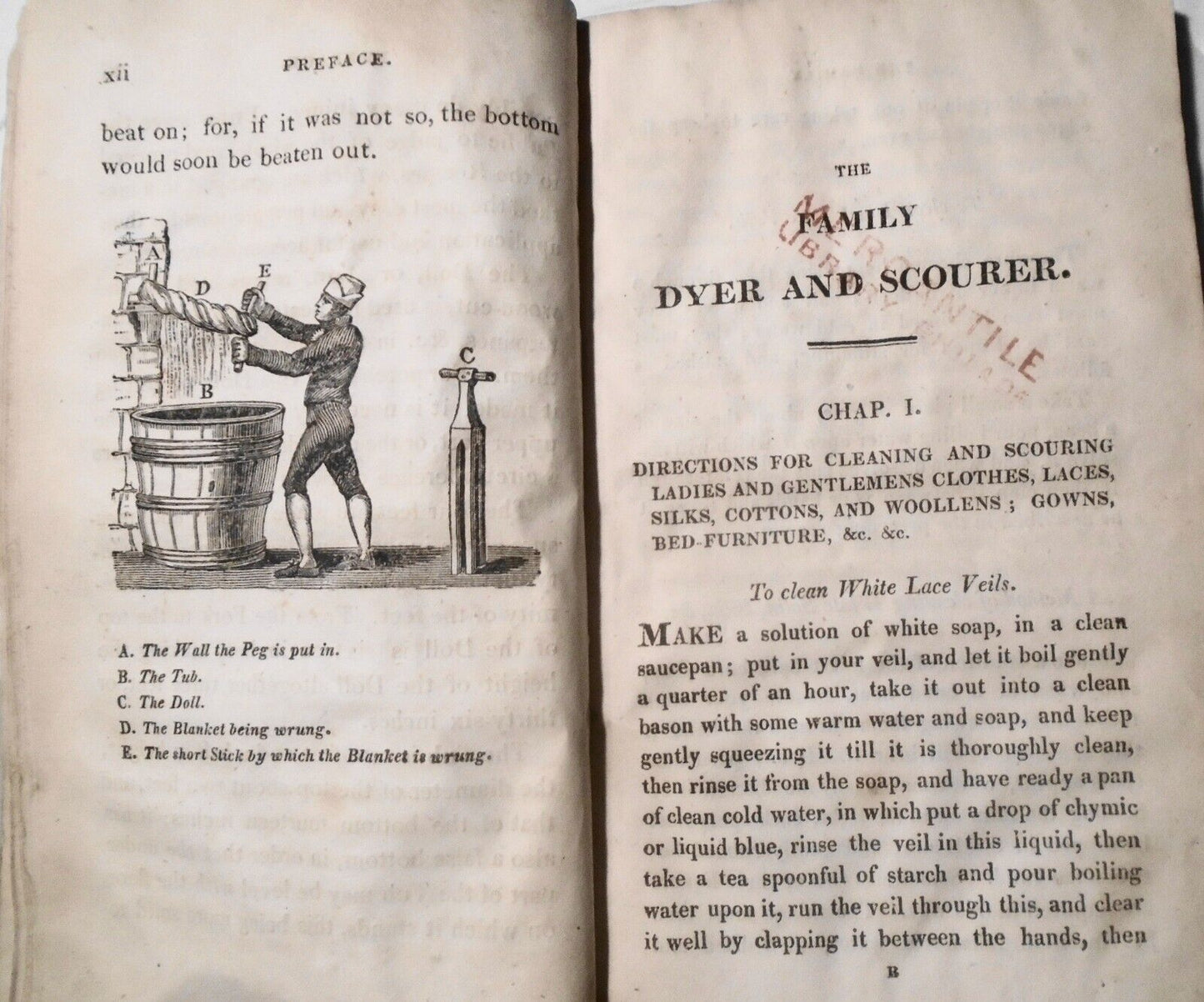 1818 The Family Dyer and Scourer, by William Tucker. 2nd ed