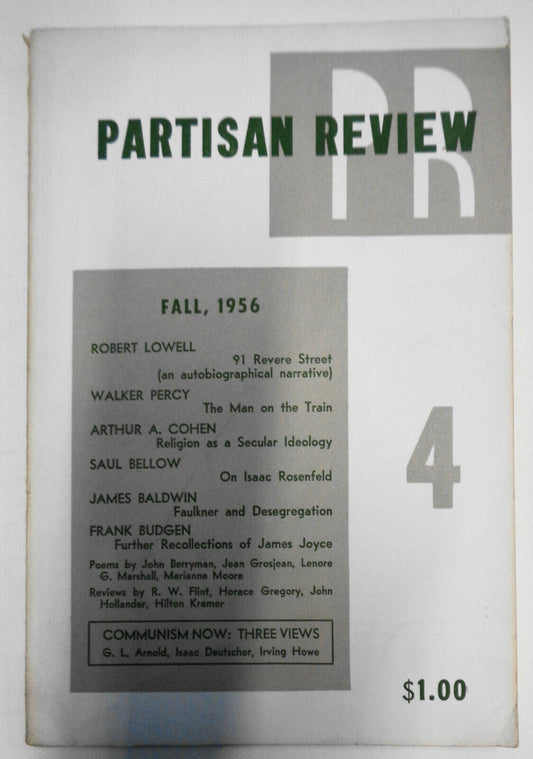 Partisan Review, Fall 1956 - James Baldwin, Robery Lowell, Walker Percy, Bellow