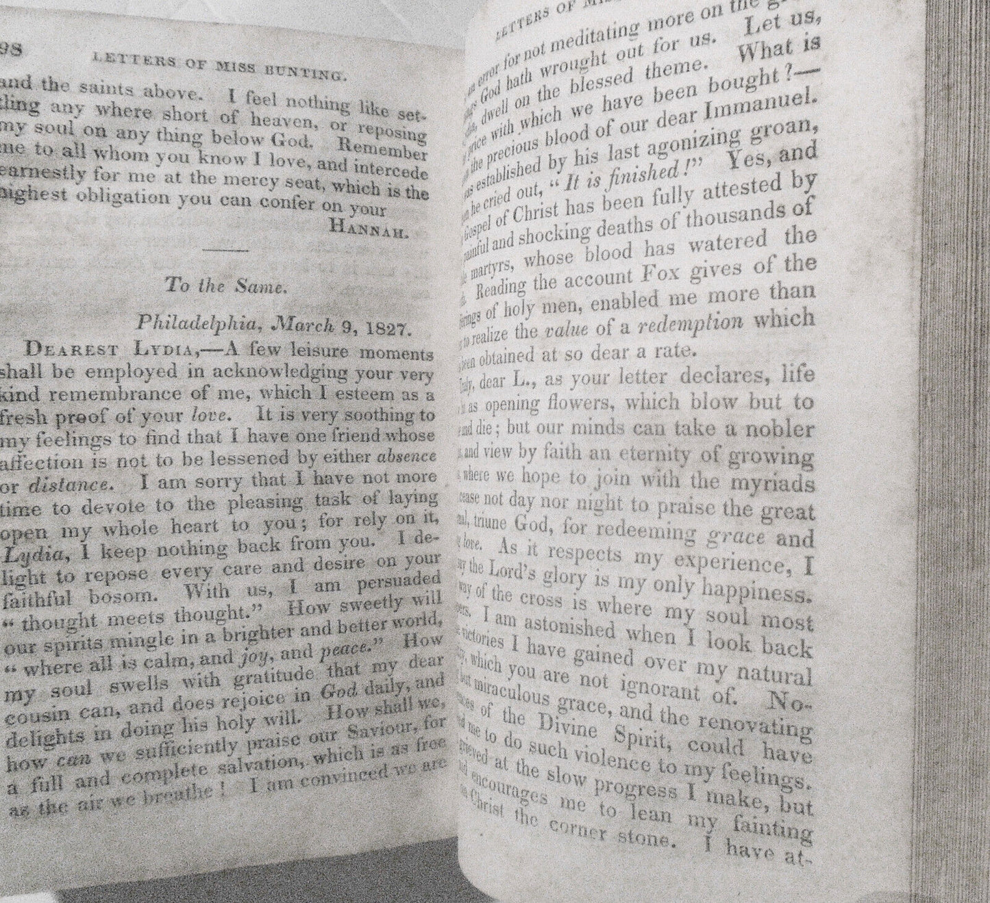 [Methodist women] 1833 Memoir, Diary & Letters of Hannah Syng Bunting by Merritt