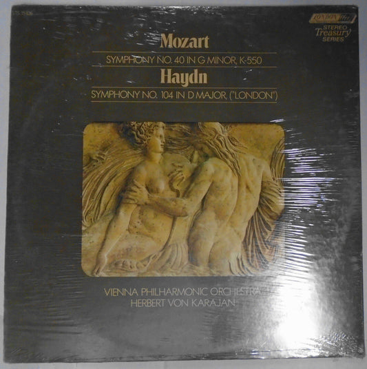 SEALED Mozart Symphony No. 40 /Haydn: No. 104 - LP - Vienna Philharmonic Karajan