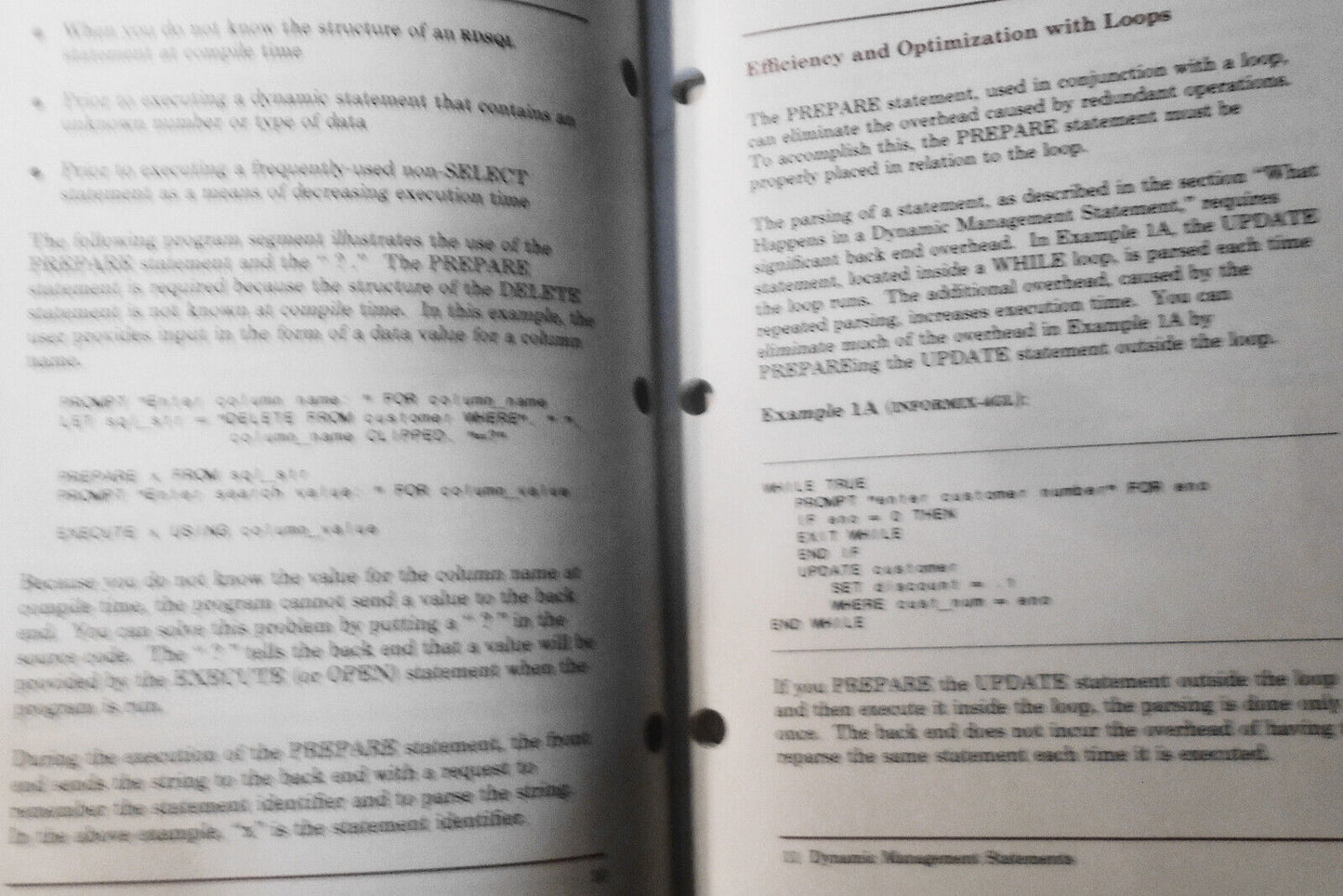 Informix Tech Notes, Summer 1987