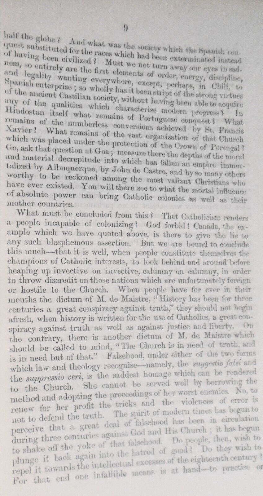 1858 A Debate on India in the English Parliament, by Montalembert