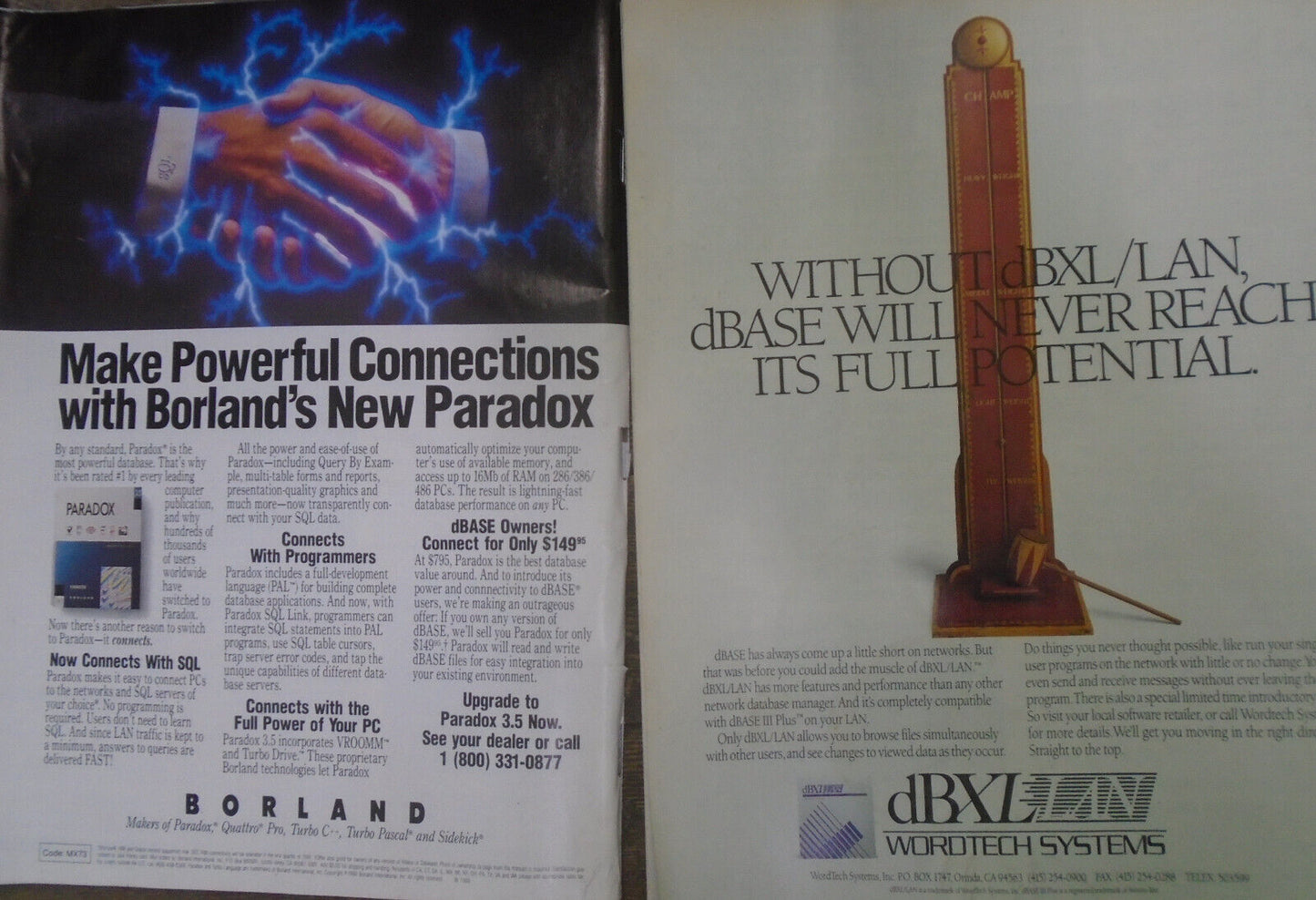 Data Based Advisor magazines - December 1988 & October 1990