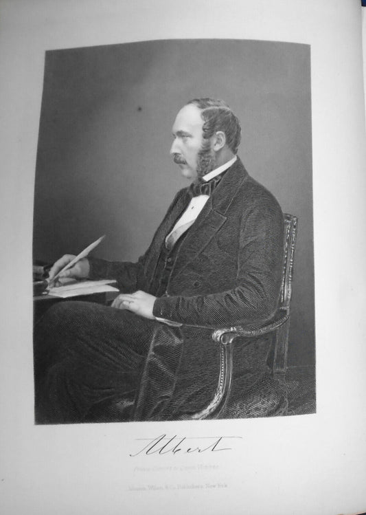 Prince Albert - steel engraving - 1873 - Duyckinck Portrait Gallery