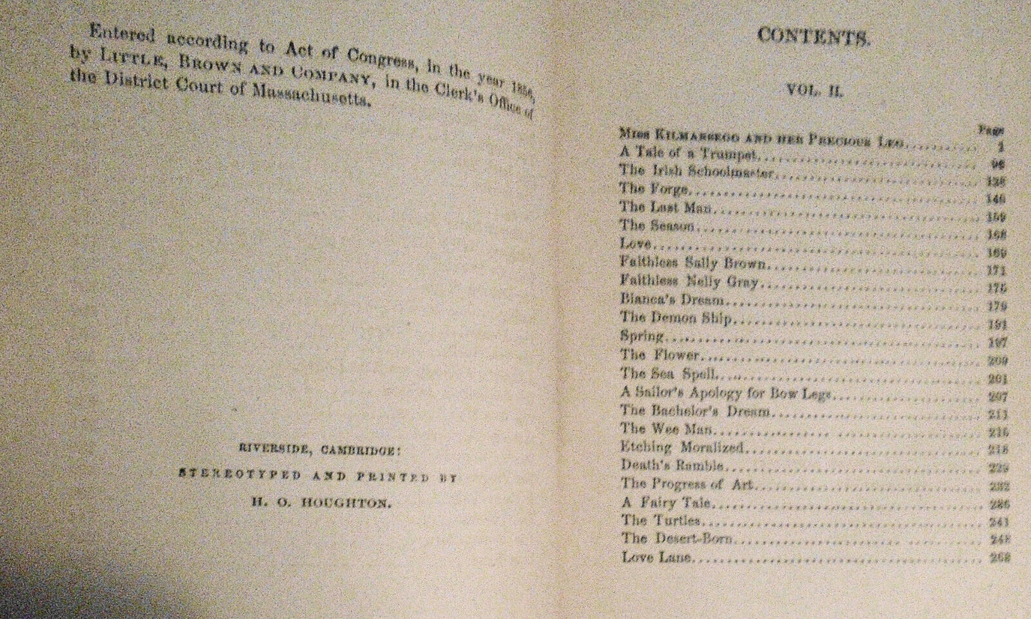 1864 The poetical works of Thomas Hood: with some account of the author - 4 Vols