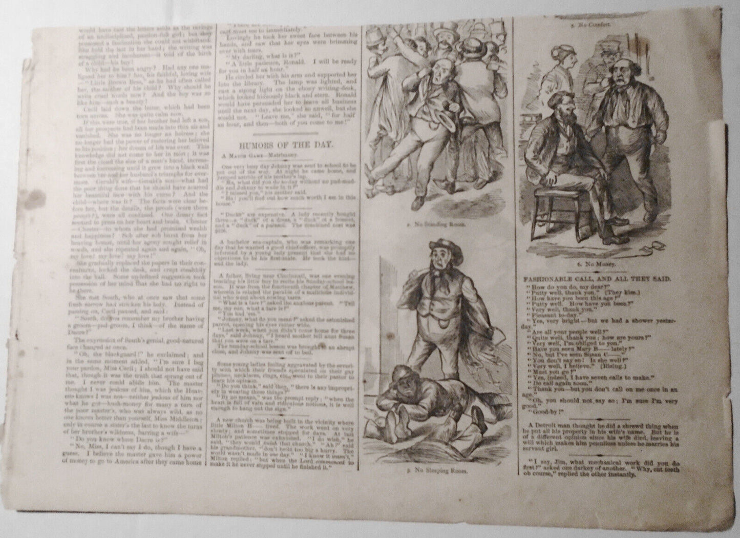 At The Sea-side, drawn By Thomas Worth - Harper's Weekly, August 1, 1868