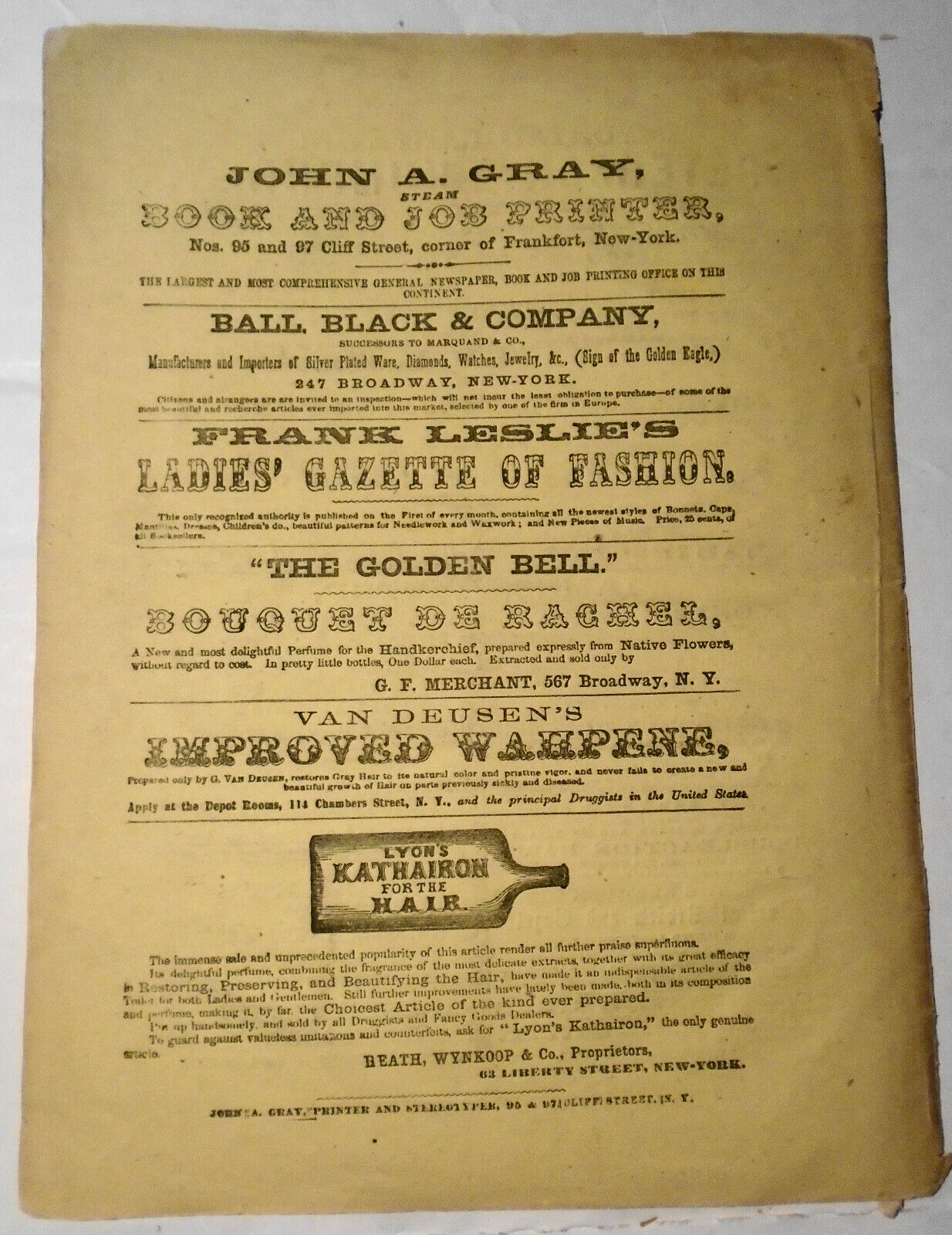 Semiramide : a grand opera in two acts. 1854. Libretto And Parlor Pianist