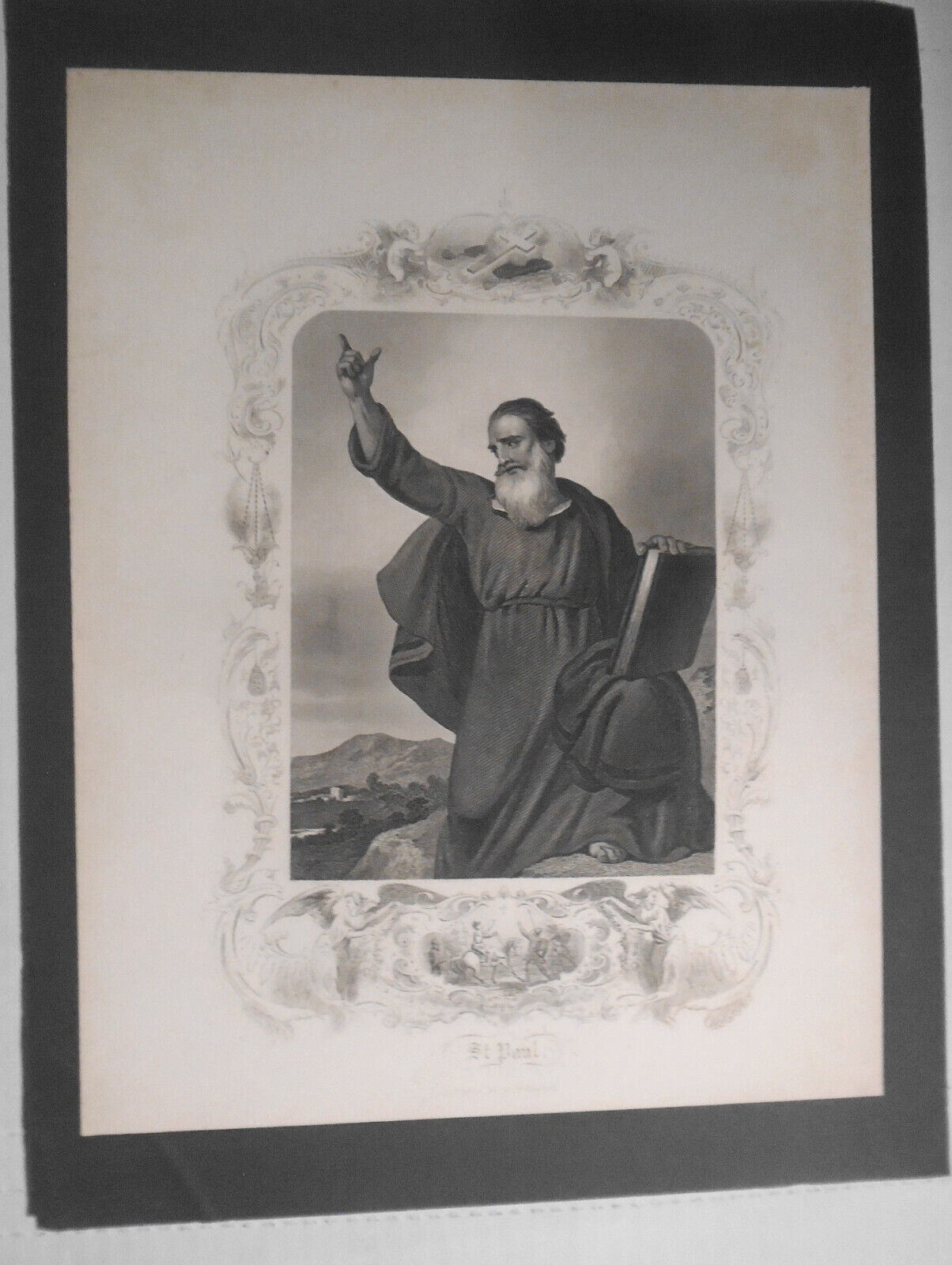 St. Paul, by Johnson & Fry --- mid-19th century engraving