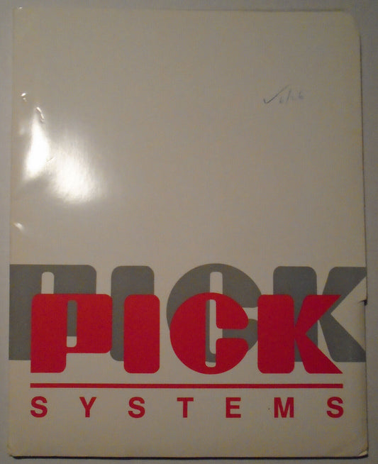 PICK Systems Press Kit - 1990