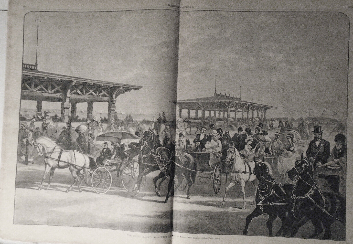 Harper's Weekly - Original Complete Issue - August 4, 1877. Dock fisheries ...