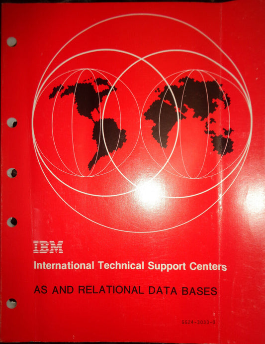 AS (Application System) and Relational Data Bases - IBM Technical Support Center