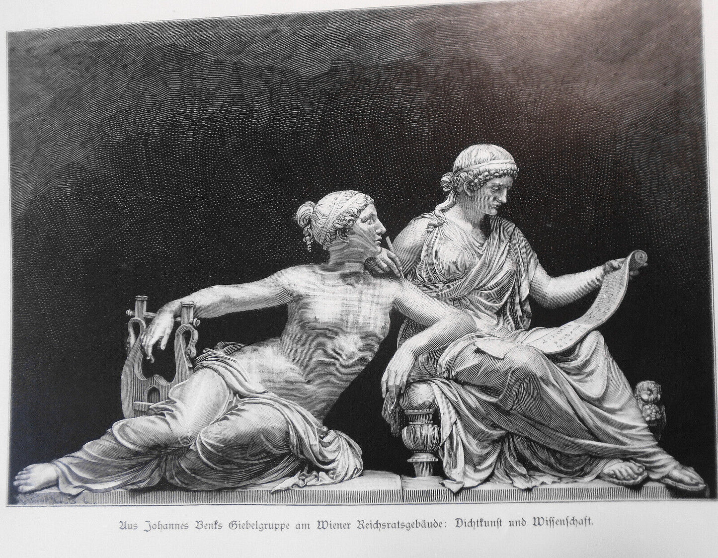 Johannes Benk : Gewerbe und Handel  + Dichtkunst und Wissenschaft  -- 1886